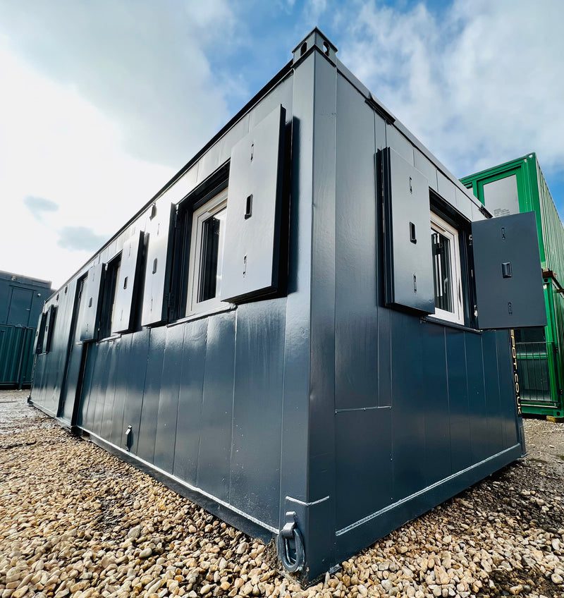 Doppelbüro-Container mit Kantine und WC/Dusche , Ansicht 2