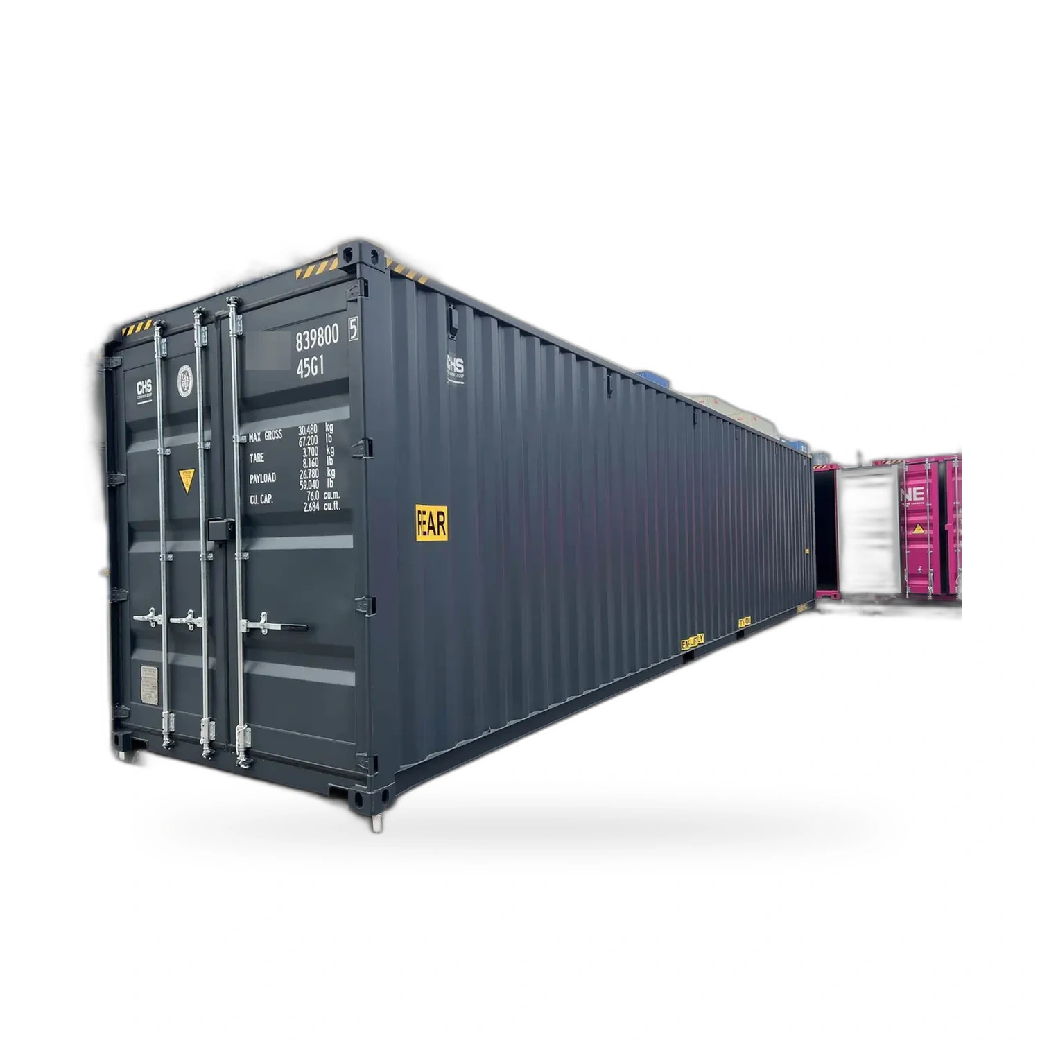 40ft New High-Cube Double-Door Container