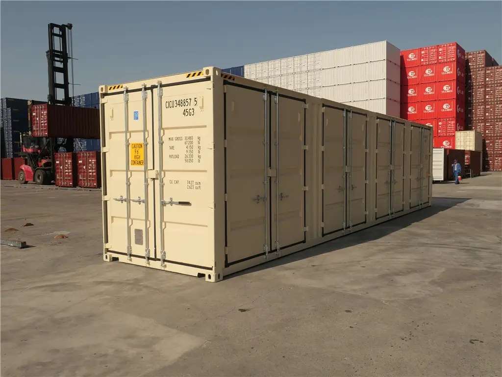 40ft New High-Cube Segmented Side-Door Container