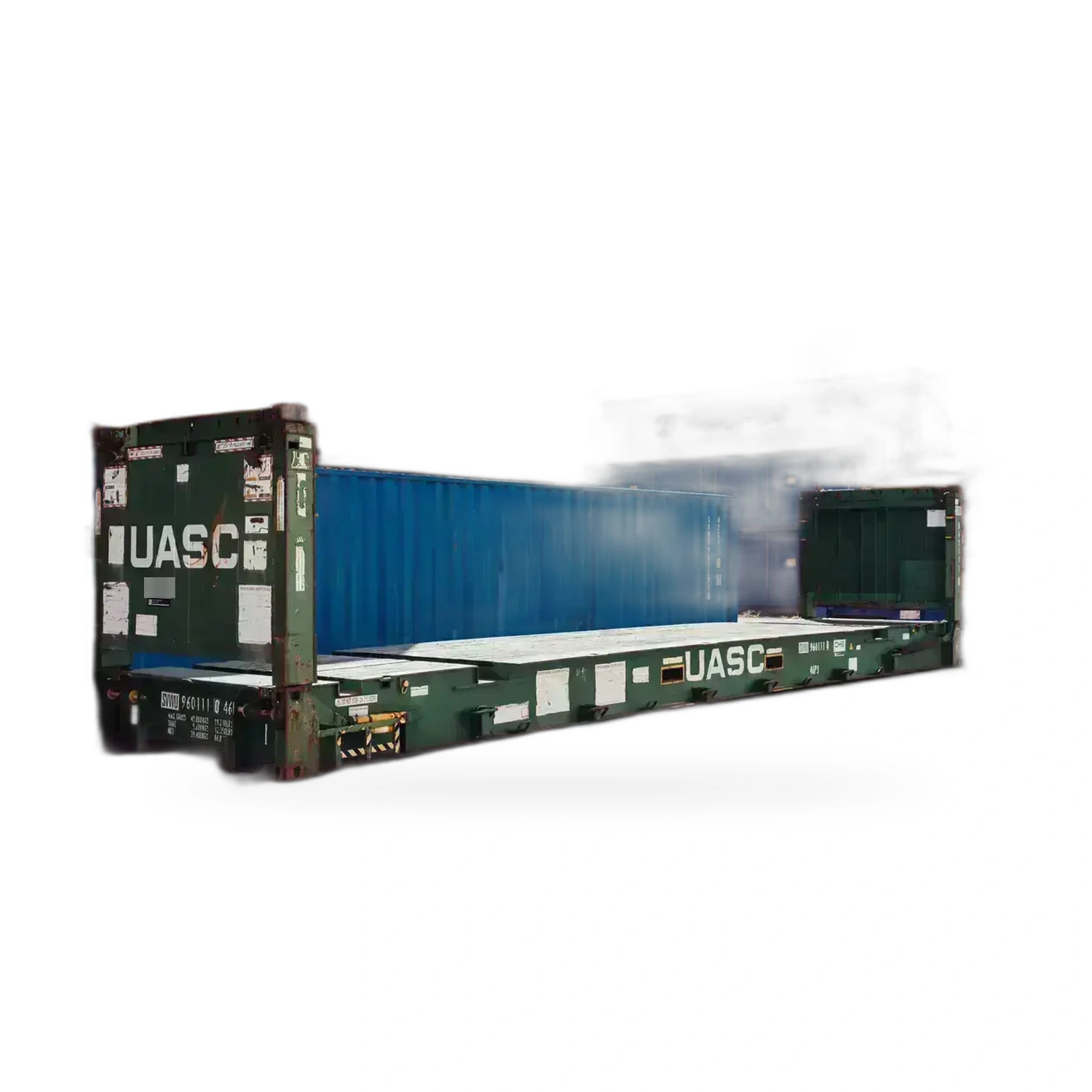 40ft Used High-Cube Flat-Rack Container