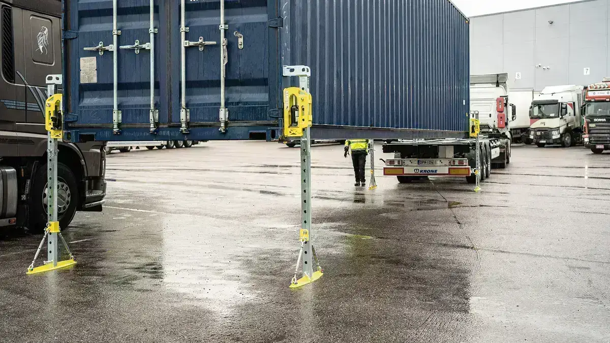 Container Support ConFoot-Leg CFU-complete set , view 2